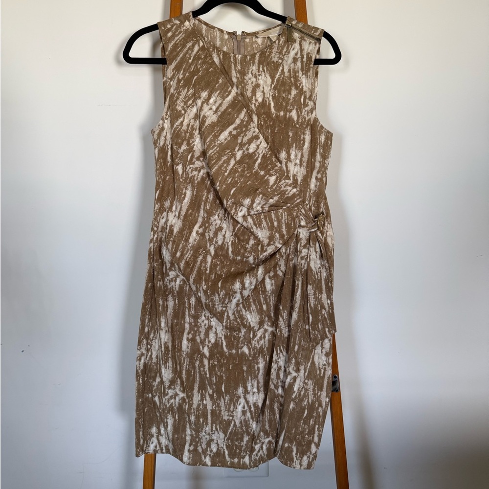 Michael Kors Tan and Cream Dress